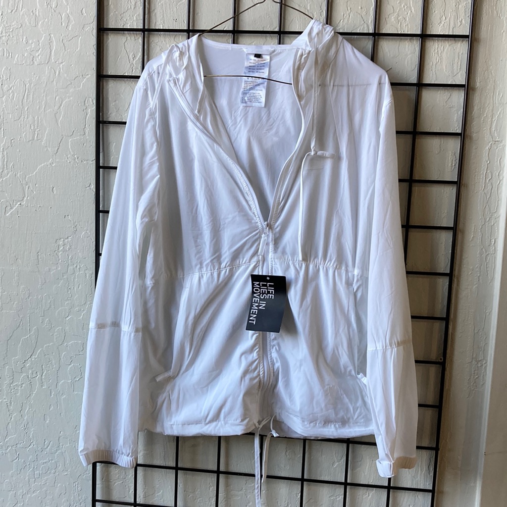 White Thin Jacket - S